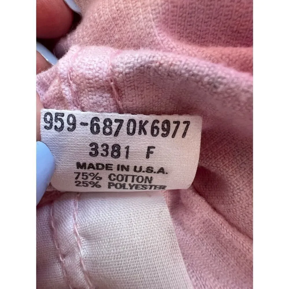 VTG 90s OshKosh Vestbak Corduroy Overall Dress Peter Cottontail Bunny Print 4T